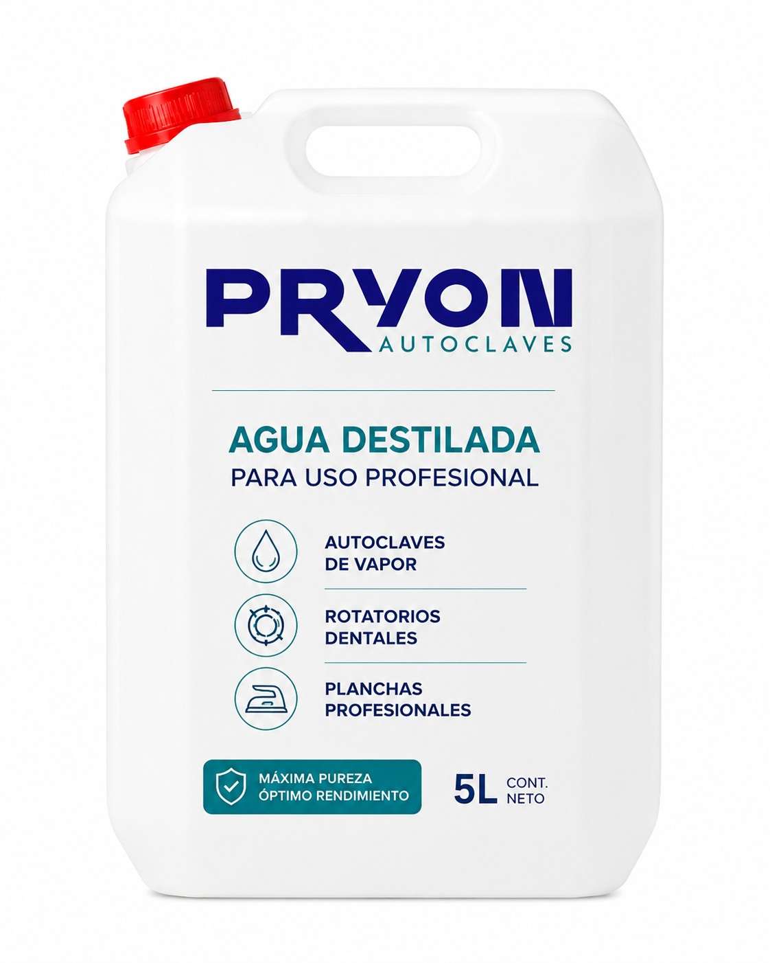 Caja de Agua Destilada para Autoclaves