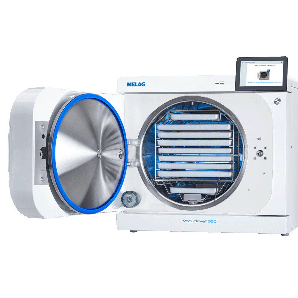 Autoclave Melag Vacuclave 550 50L - Vista 7 | PRYON