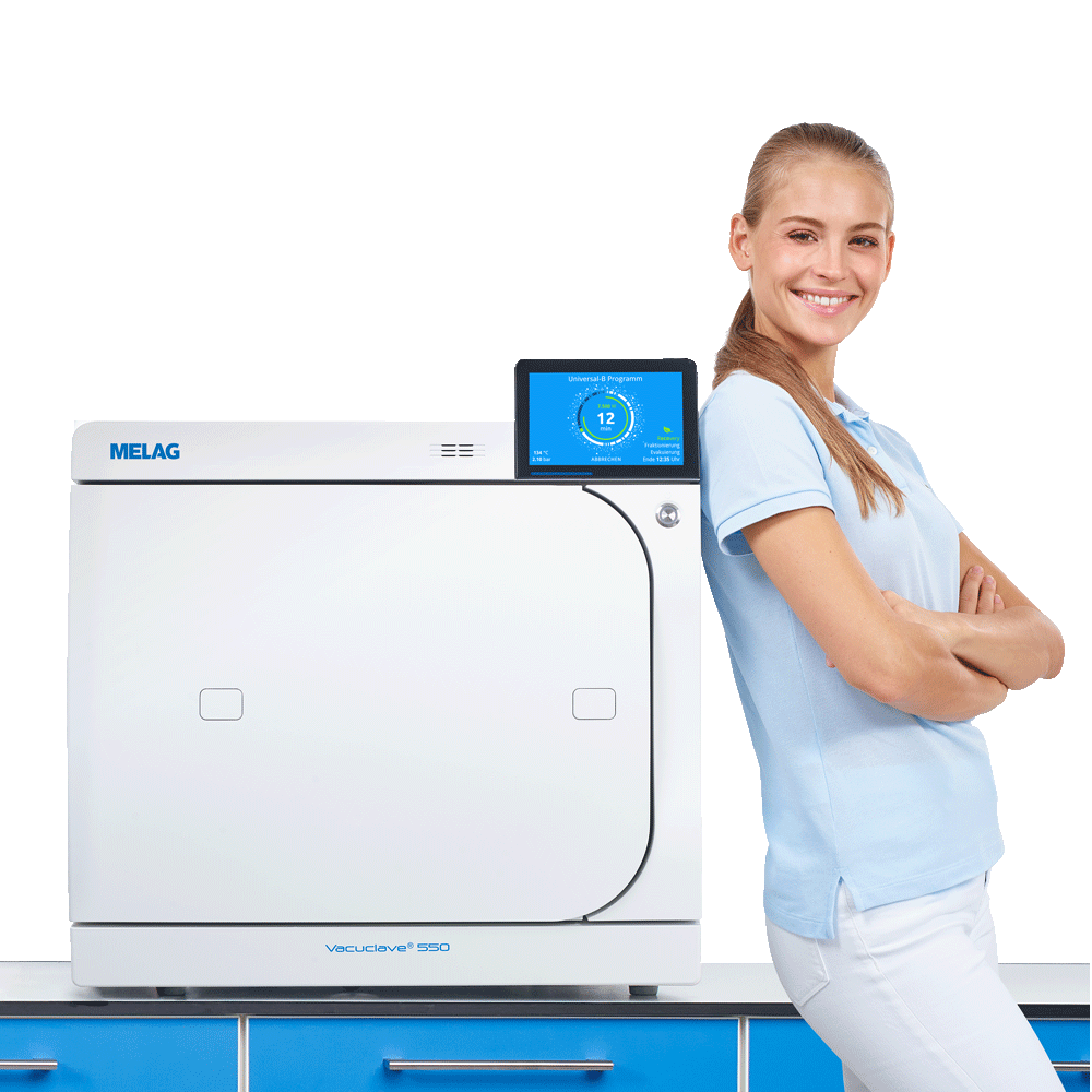 Autoclave Melag Vacuclave 550 50L - Vista 9 | PRYON