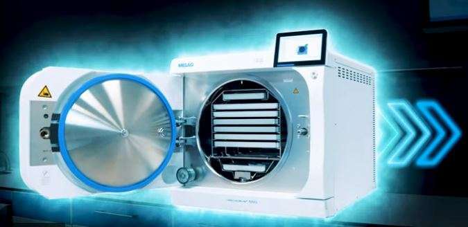 Autoclave Melag Vacuclave 550 50L - Vista 14 | PRYON
