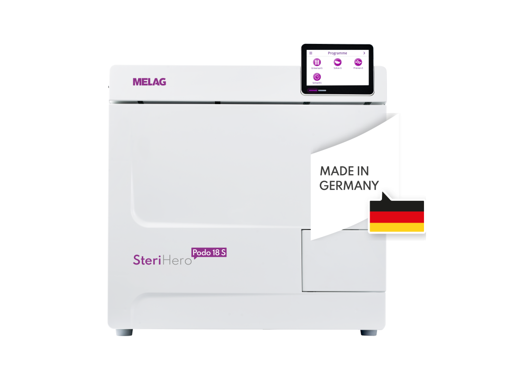 Autoclave Melag SteriHero Podo S 18L | PRYON