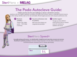 Guía de uso del SteriHero Speed 5L para consultas de podología
